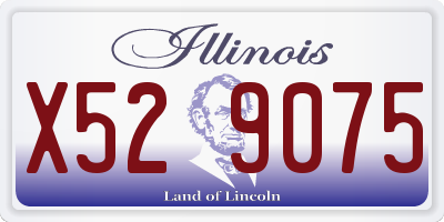 IL license plate X529075