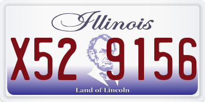 IL license plate X529156