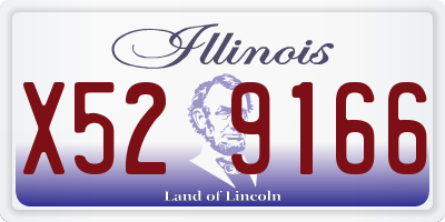 IL license plate X529166