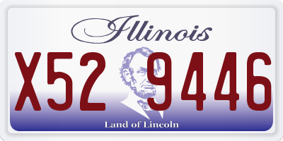 IL license plate X529446