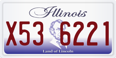 IL license plate X536221