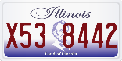 IL license plate X538442