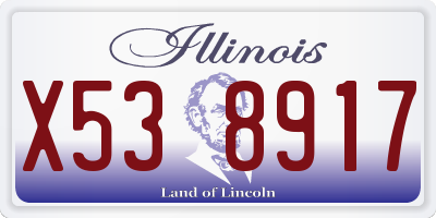 IL license plate X538917