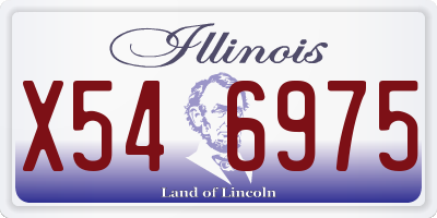 IL license plate X546975
