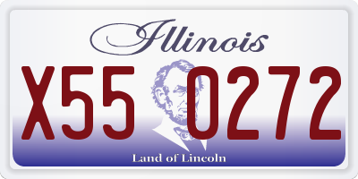 IL license plate X550272