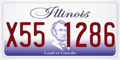 IL license plate X551286