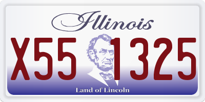 IL license plate X551325