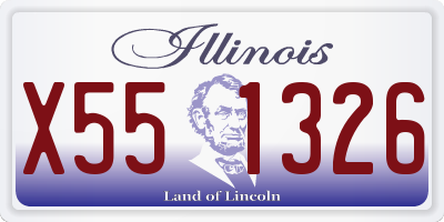 IL license plate X551326