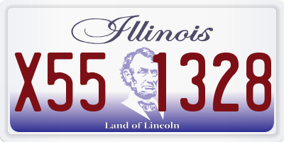 IL license plate X551328