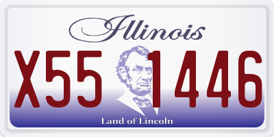 IL license plate X551446