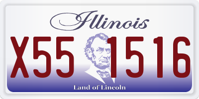 IL license plate X551516