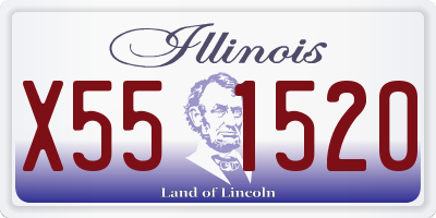 IL license plate X551520