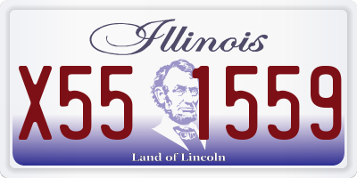 IL license plate X551559