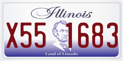 IL license plate X551683