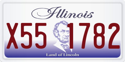 IL license plate X551782
