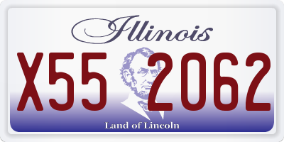 IL license plate X552062