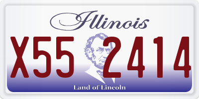 IL license plate X552414