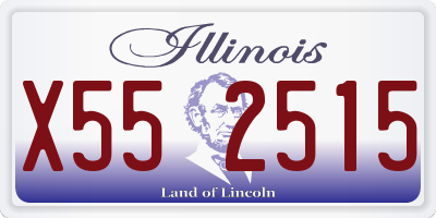 IL license plate X552515