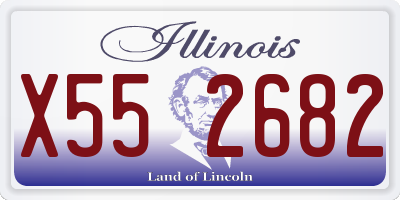 IL license plate X552682