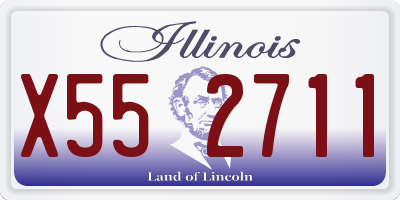 IL license plate X552711