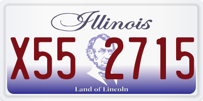 IL license plate X552715
