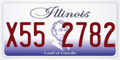IL license plate X552782
