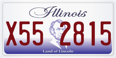 IL license plate X552815