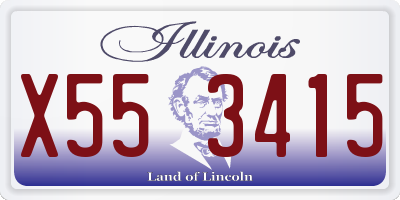 IL license plate X553415