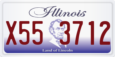 IL license plate X553712