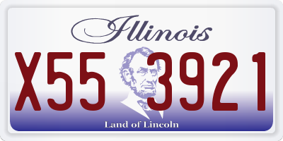 IL license plate X553921