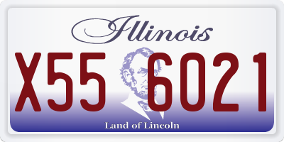 IL license plate X556021