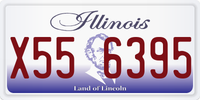 IL license plate X556395