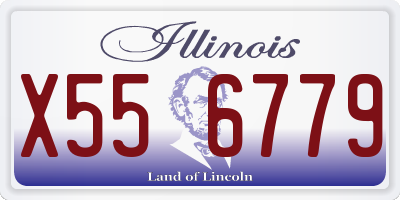 IL license plate X556779