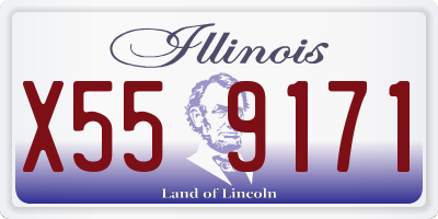 IL license plate X559171