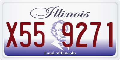 IL license plate X559271