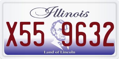 IL license plate X559632