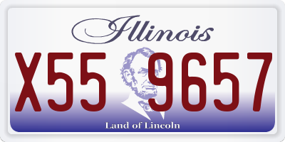 IL license plate X559657