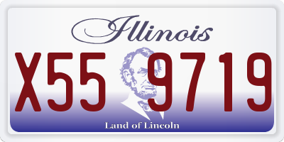 IL license plate X559719