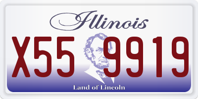 IL license plate X559919
