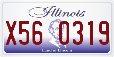 IL license plate X560319