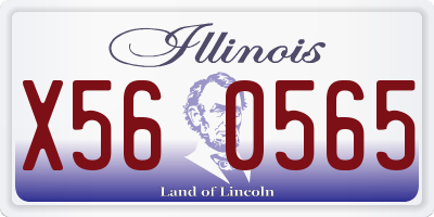 IL license plate X560565