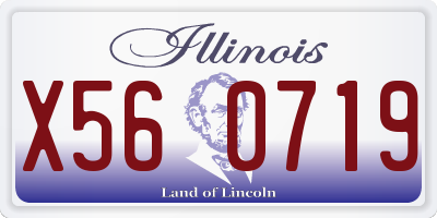IL license plate X560719