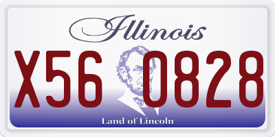 IL license plate X560828
