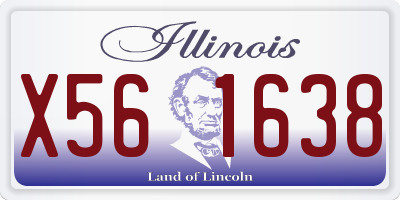 IL license plate X561638
