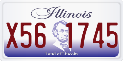 IL license plate X561745