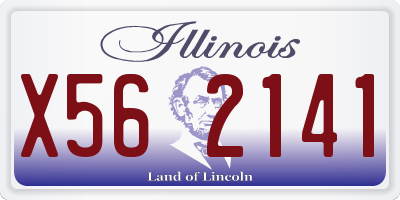 IL license plate X562141