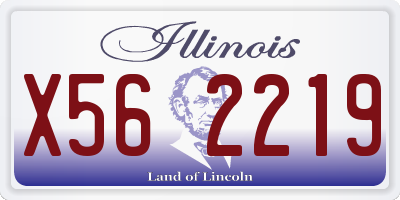 IL license plate X562219