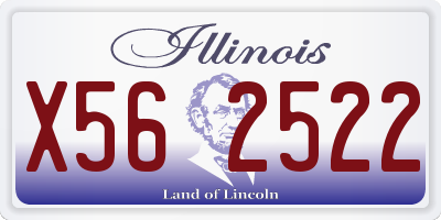 IL license plate X562522