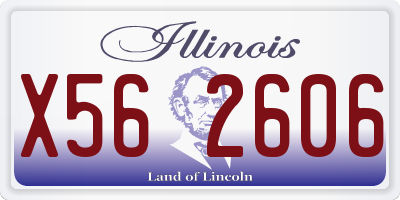 IL license plate X562606