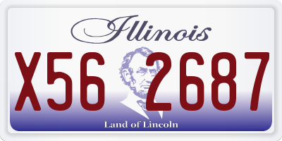 IL license plate X562687